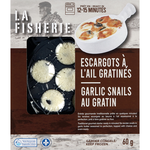 La Fisherie Escargots à l'ail gratinés 60 g