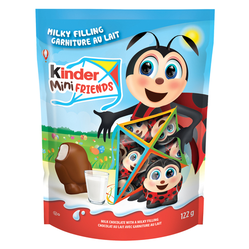 Chocolat au lait Kinder minis amis Pâq;ues