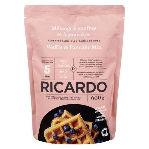 RICARDO Mélange à gaufres et à pancakes 600 g
