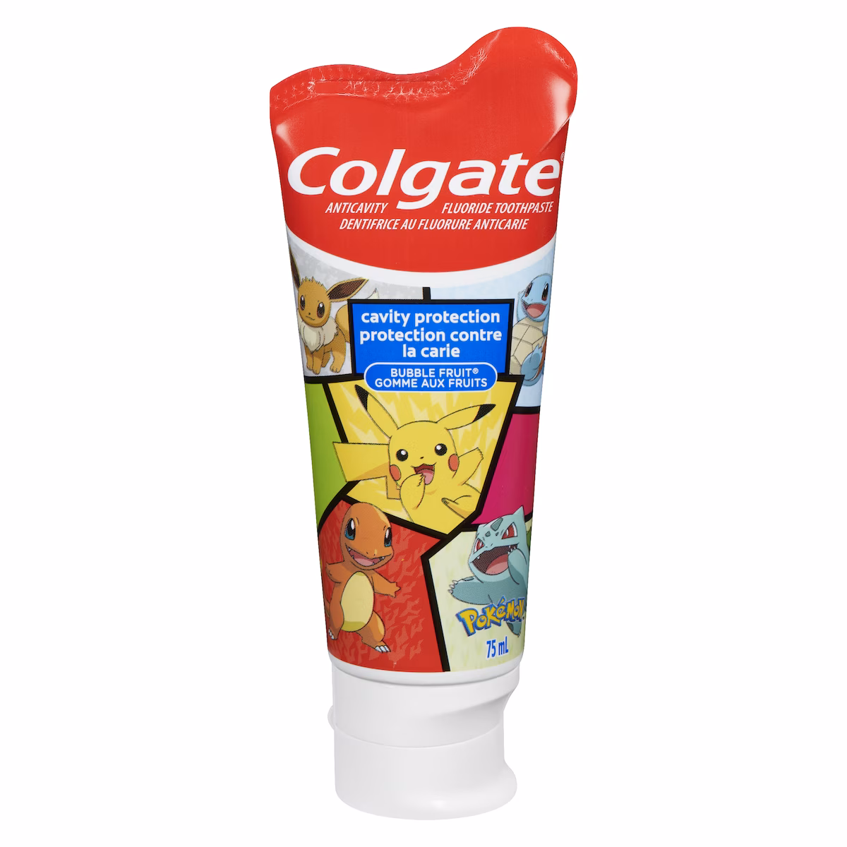 Pokémon dentifrice au fluorure anticarie gomme aux fruits