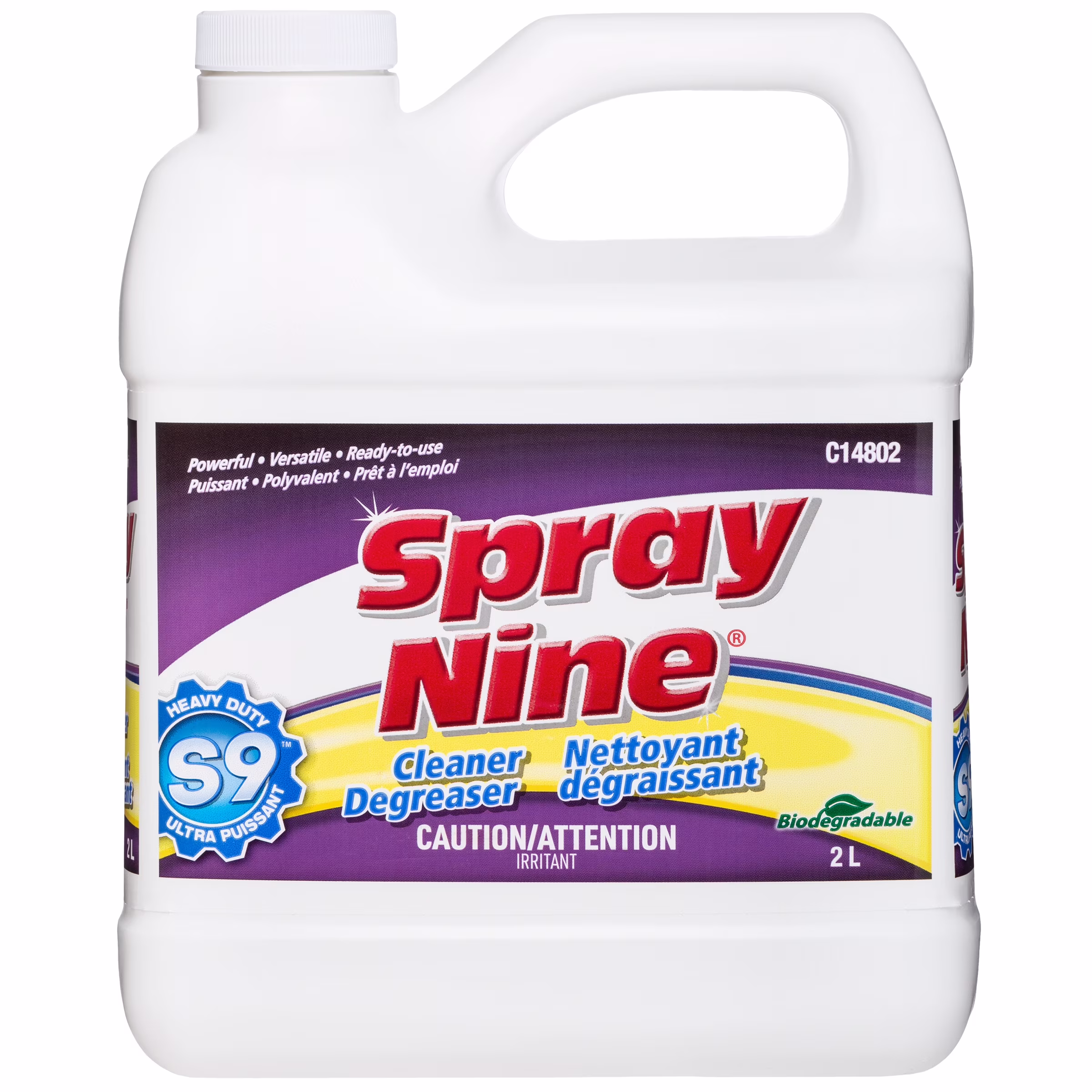 Spray nine s9 nettoyant dégraissant puissant . puissance professionnelle. nettoyant polyvalent. pour la maison. le garage et les outils