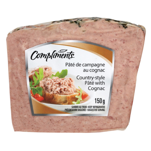 Compliments Pâté de campagne au cognac 150 g