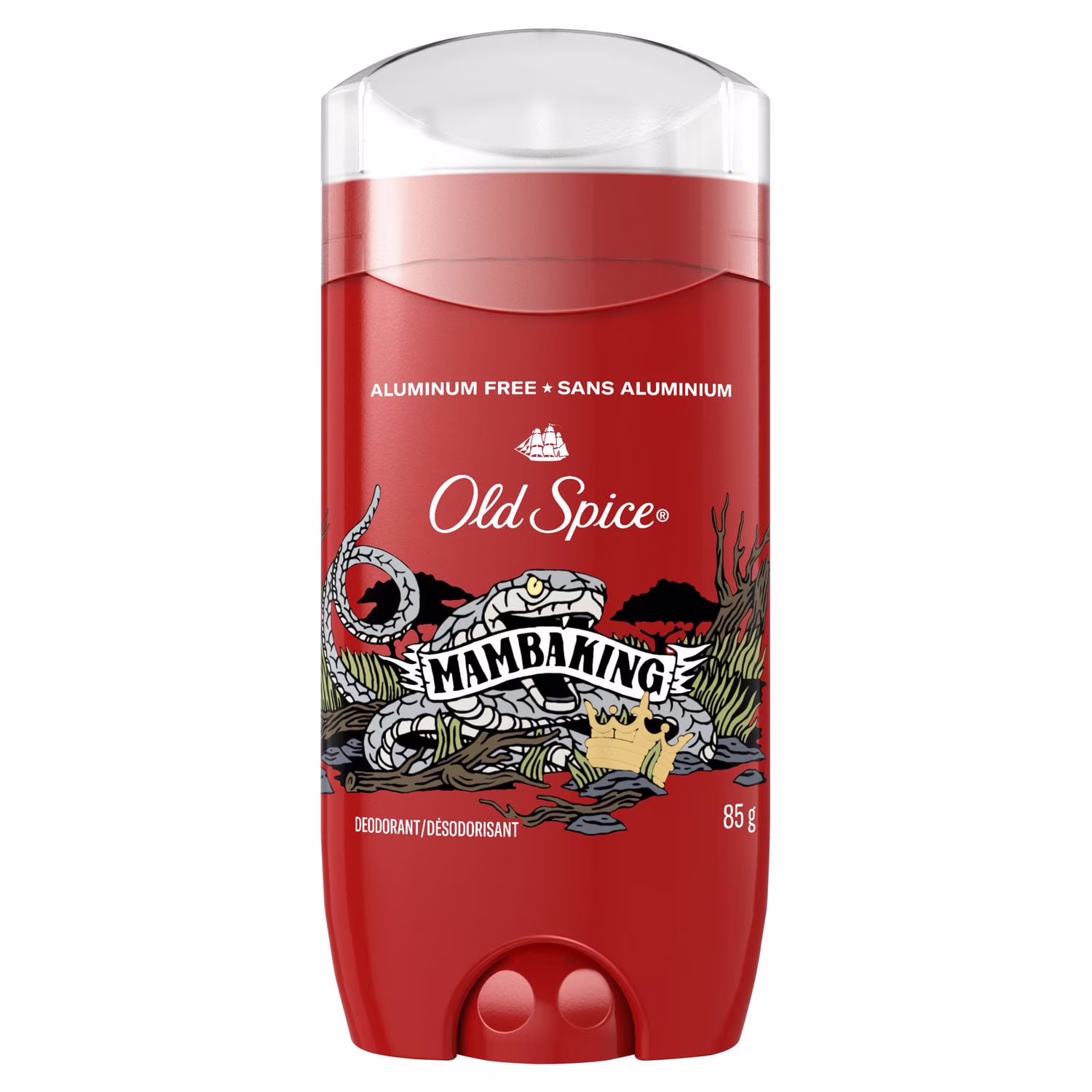 Désodorisant sans aluminium old spice pour hommes. mambaking