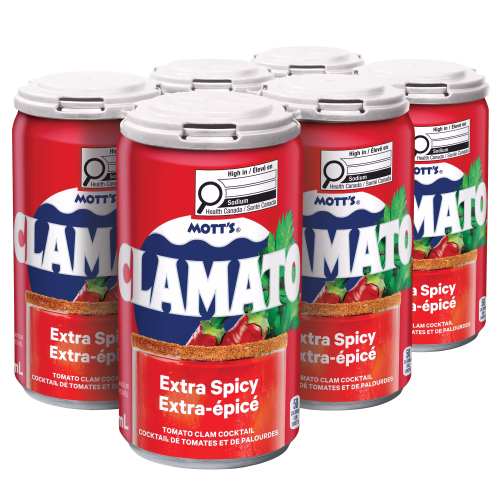 Clamato extra-epice 6pk cans clamato extra-epice 6pk cans