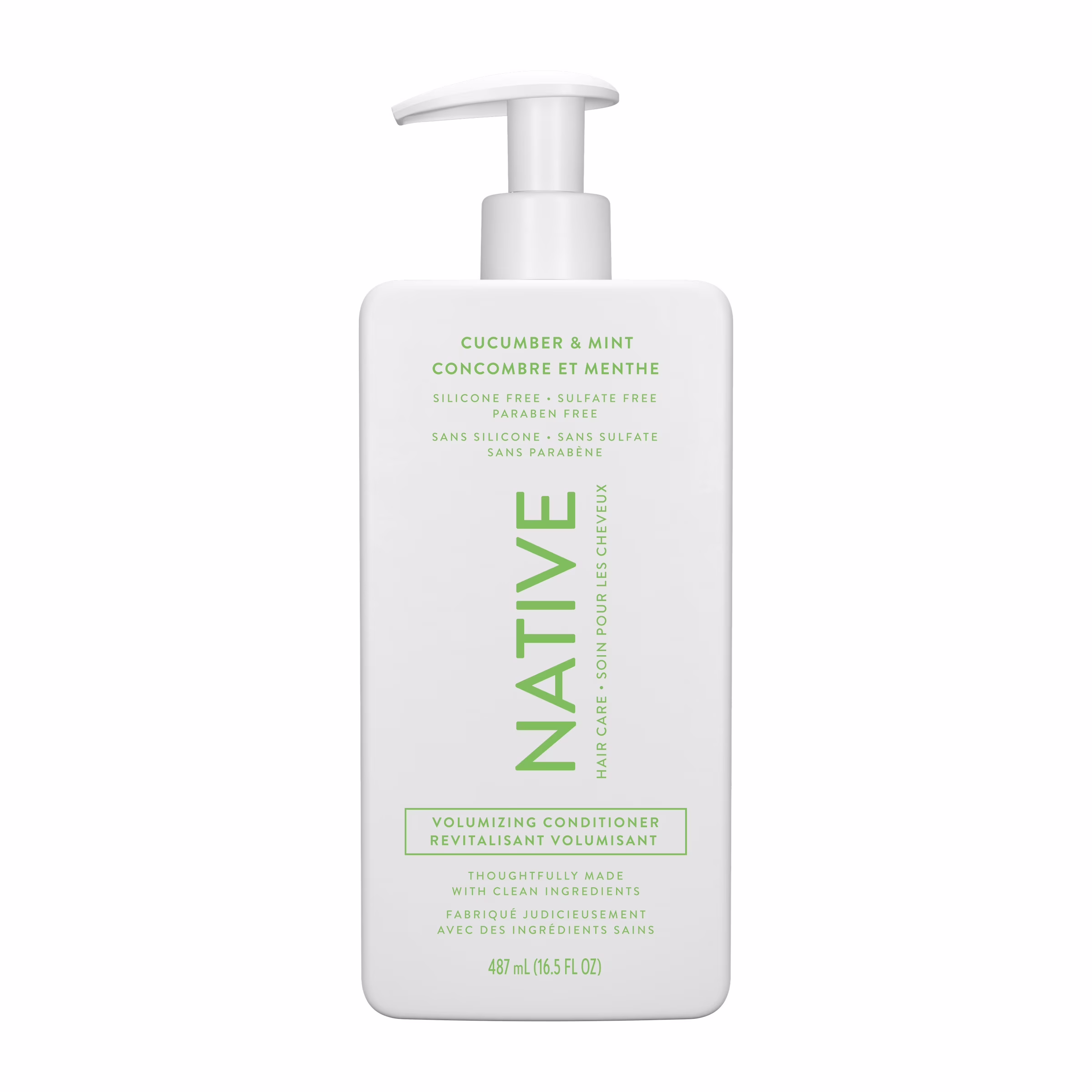 Native revitalisant volumisant. concombre & menthe. sans sulfate & parabène