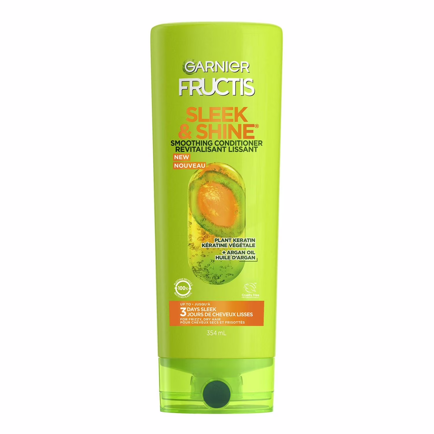 Sleek & Shine Revitalisant Fortifiant Cheveux Frisés, Secs