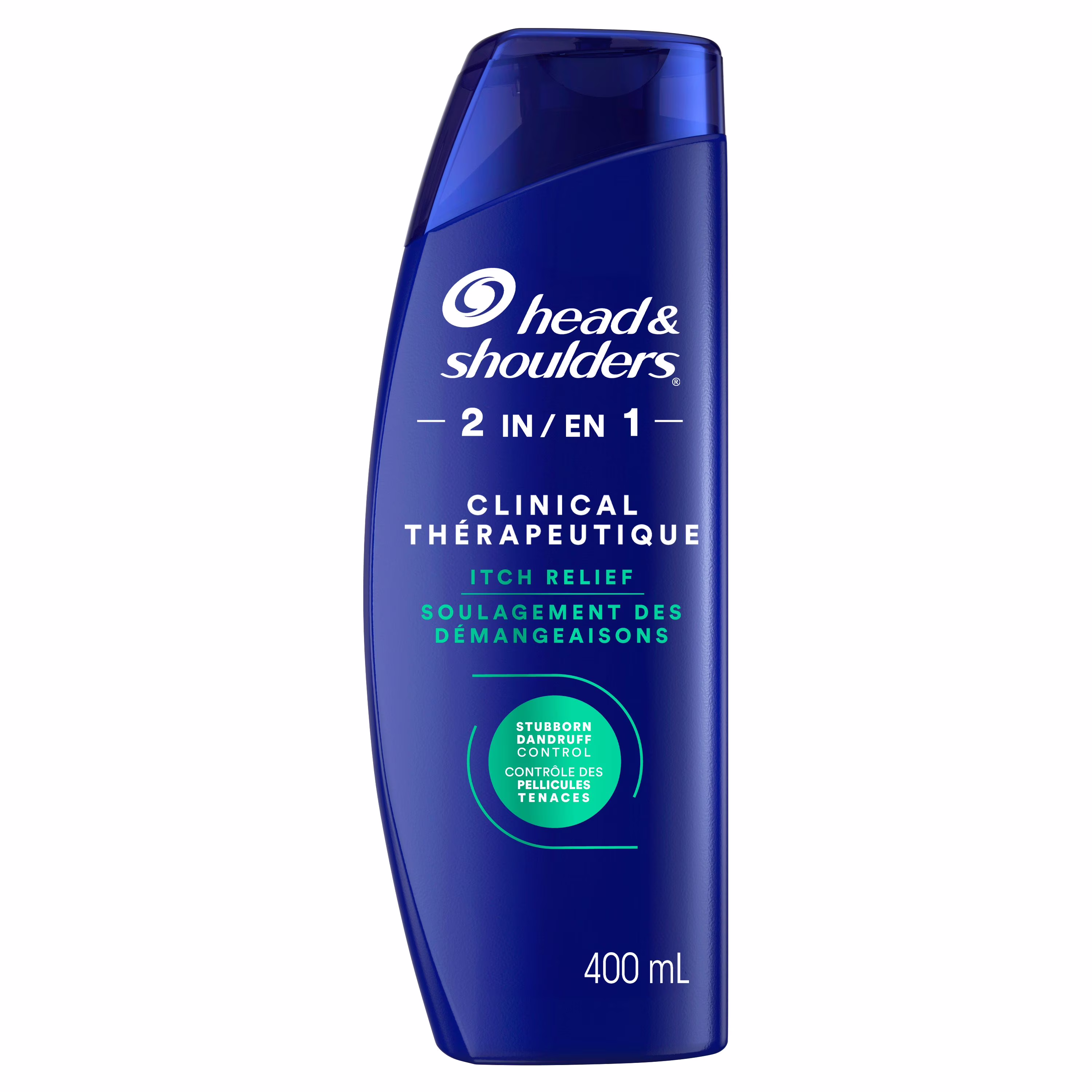 Head & shoulders défense clinique contre les pellicules soulagement intensif des démangeaisons 2 en 1