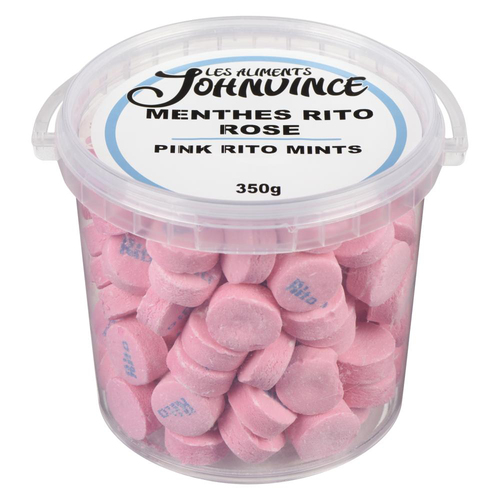 Les Aliments Johnvince Menthes Rito Rose 350 g