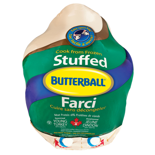 Butterball Dindon Jeune farci surgelé 5-7 kg