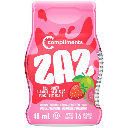 Compliments Zaz Arômatisant liquide à saveur de punch aux fruits 48 ml