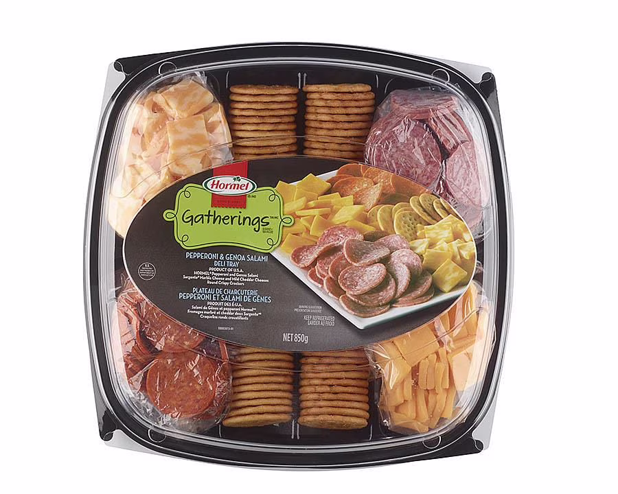 Plateau de charcuterie pepperoni et salami de gênes gatherings de hormel