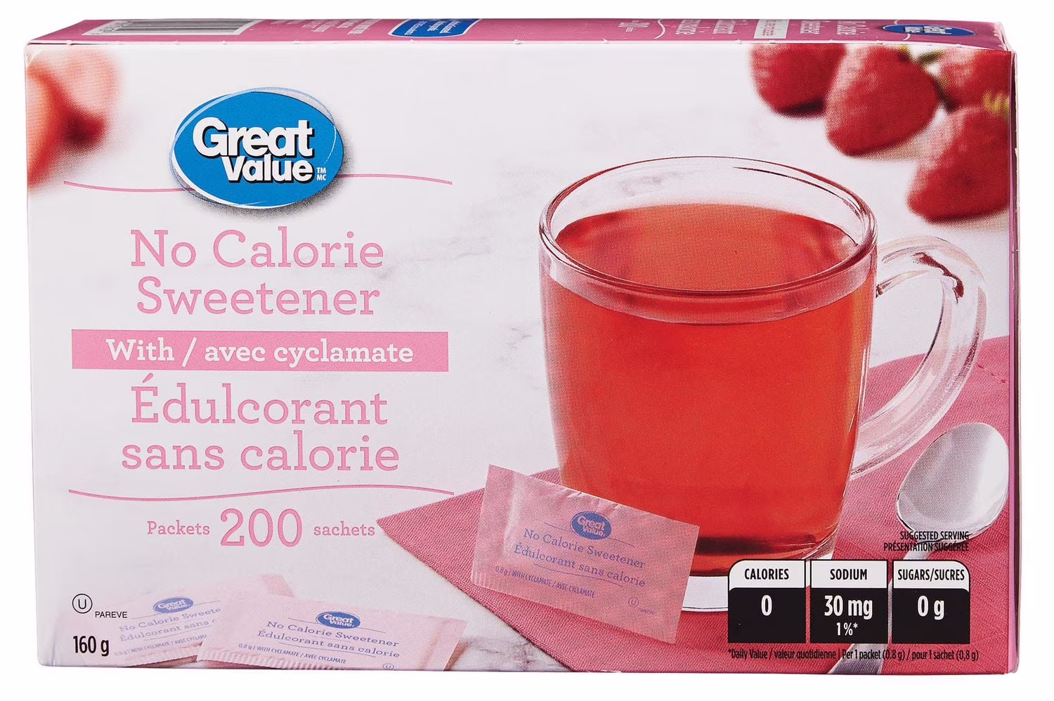 Great value édulcorant sans calorie - avec cyclamate