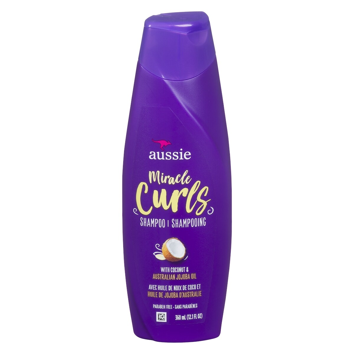 Shampooing  Miracle Curls, avec huiles de noix de coco et de jojoba, sans parabènes