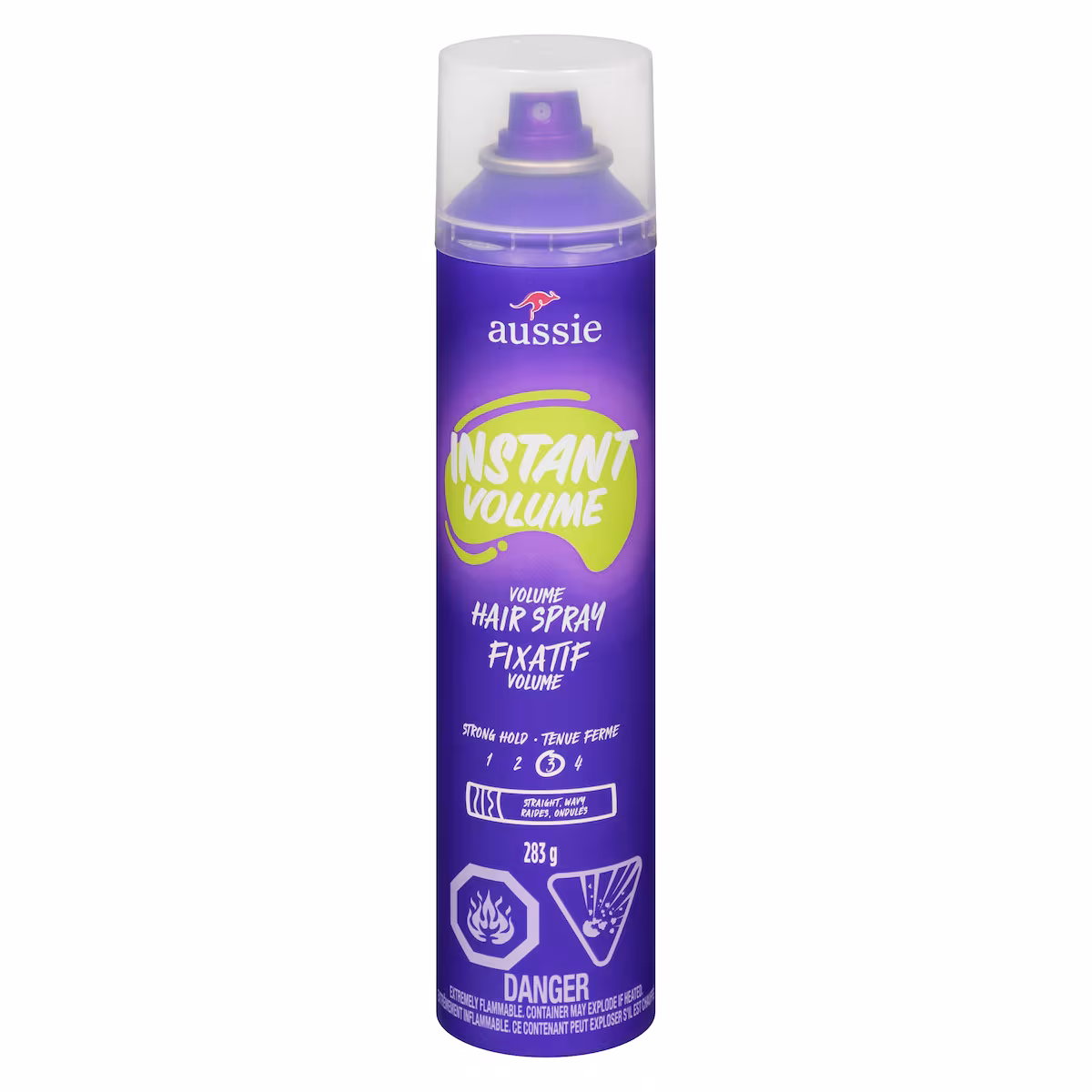 Fixatif instant volume pour cheveux ondulés et raides