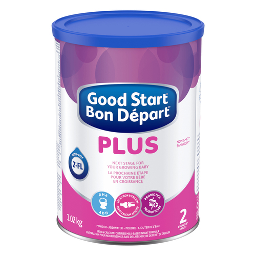 Lait pour bébé en poudre plus 2, 6 mois +