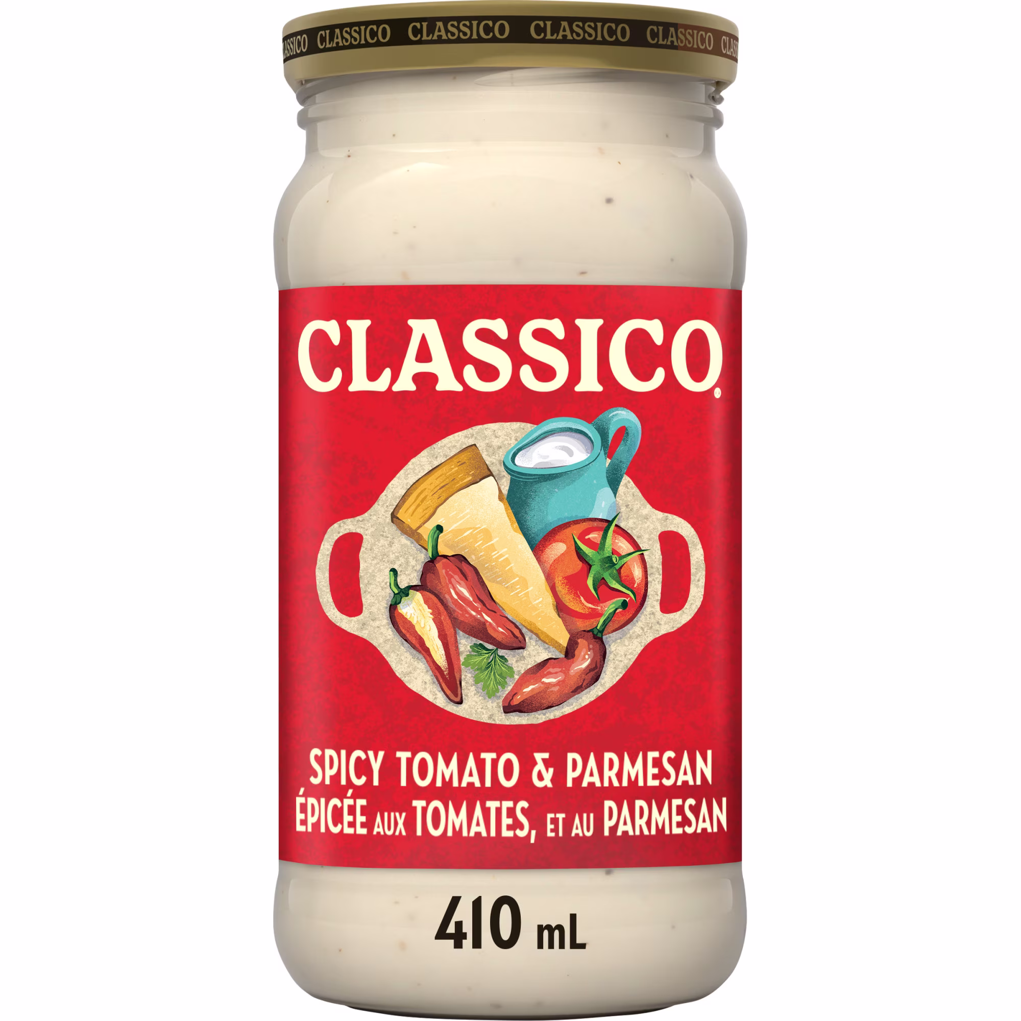 Sauce crémeuse pour pâtes classico di molise tomates épicées et parmesan classico di molise tomates