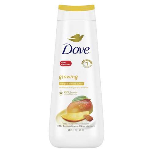 Dove Glowing Nettoyant corporel beurres de mangue et d'amande 591 ml