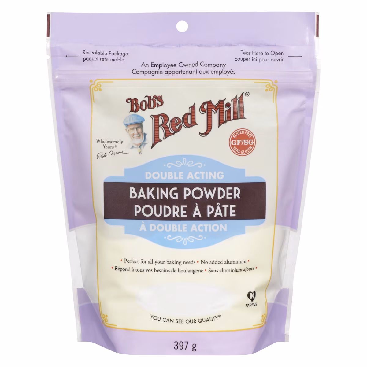 Poudre à pâte à double action