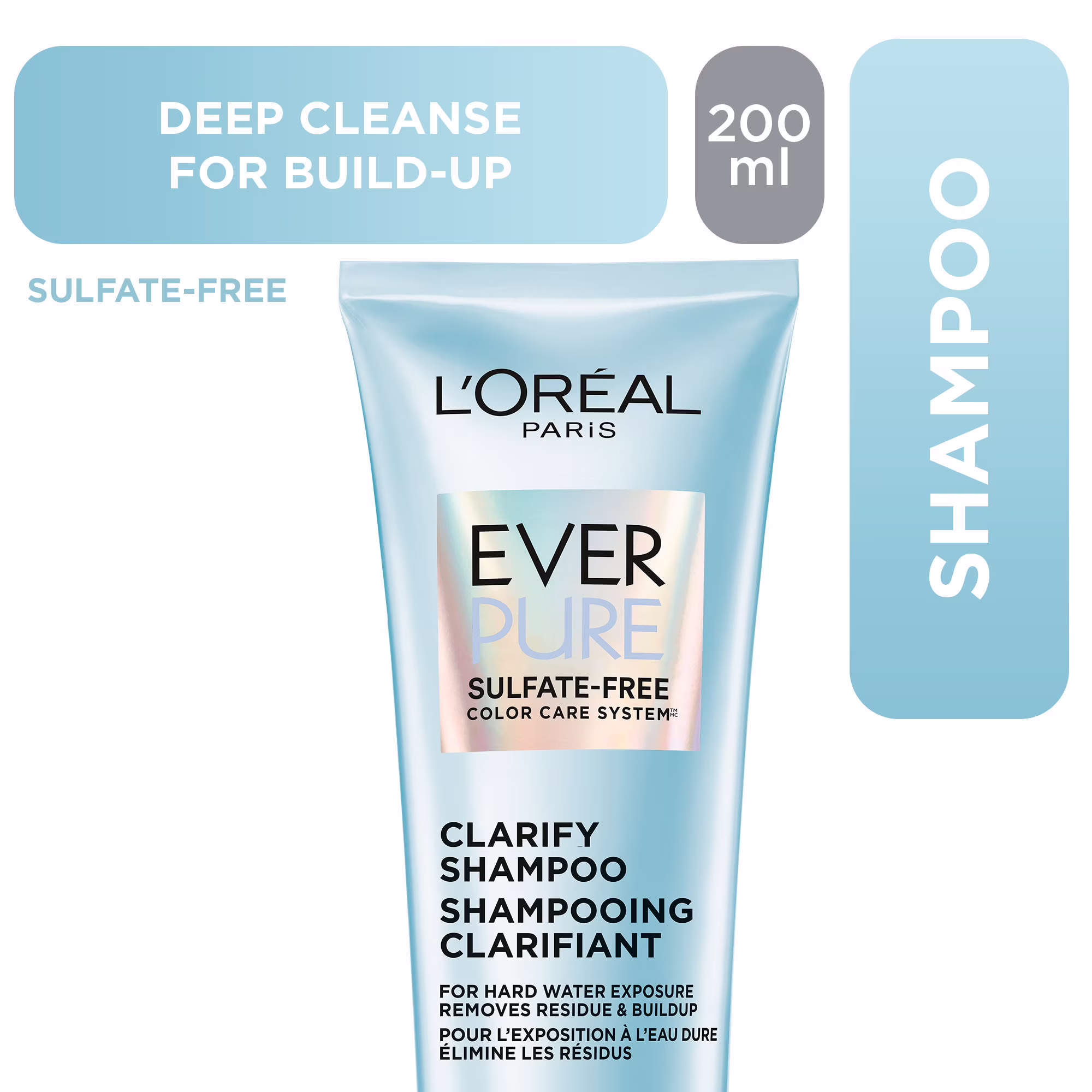 Everpure clarifier & restaurer. shampooing sans sulfates