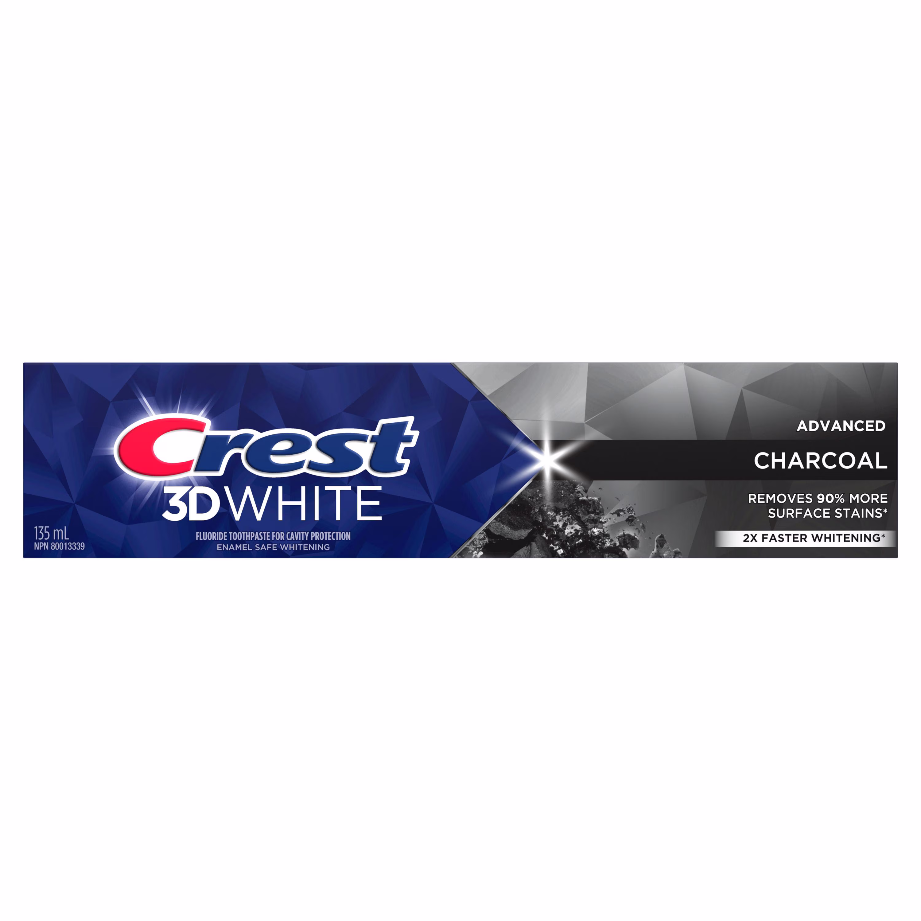 Dentifrice blanchissant crest 3d white avancé. charbon.