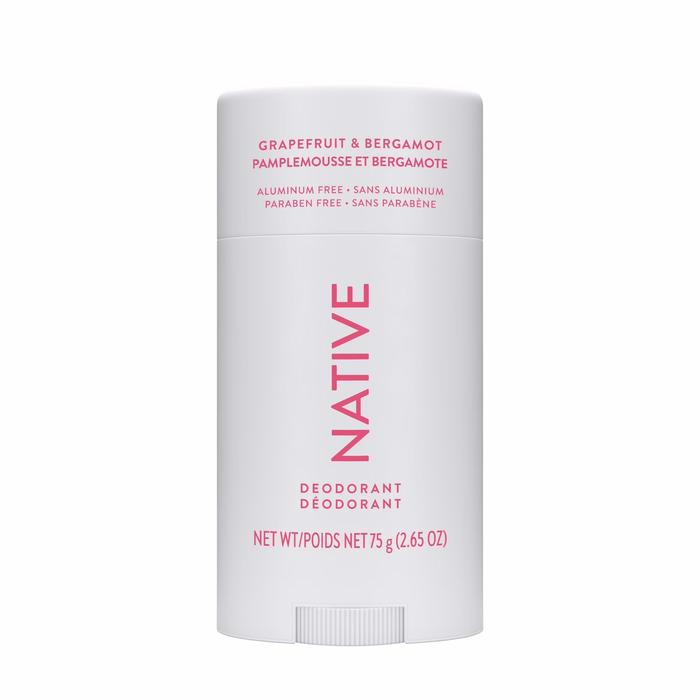 Native  désodorisant naturel sans aluminum pamplemousse et bergamote
