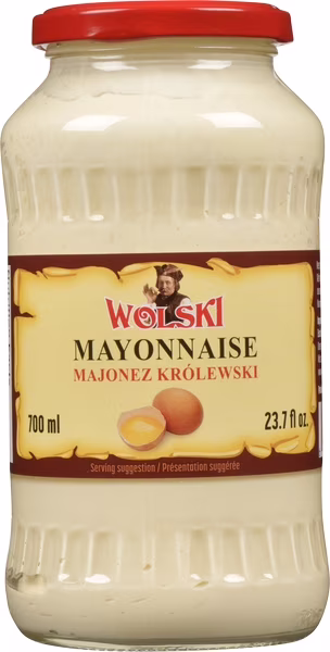 Wolski mayonnaise classique. pot en verre  mayonnaise crémeuse. pot