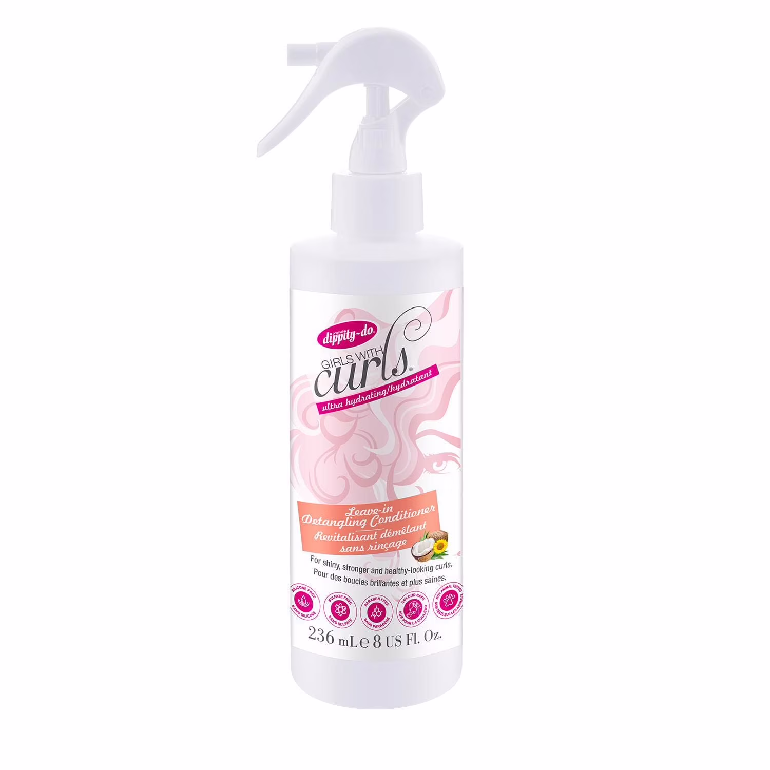 Dippity-do girls with curls revitalisant démêlant sans rinçage en vaporisateur
