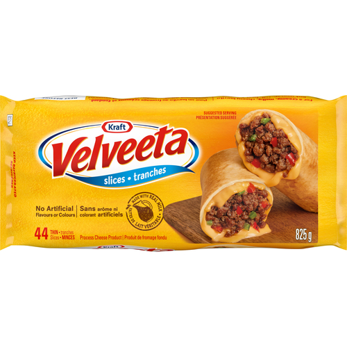 Velveeta Tranches minces de fromage fondu original 825 g