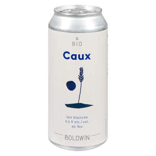 Boldwin Bière Caux IPA blanche en canette 6.5% alcool 473 ml