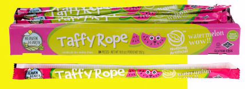 Heaven & earth taffy ropes pastèque