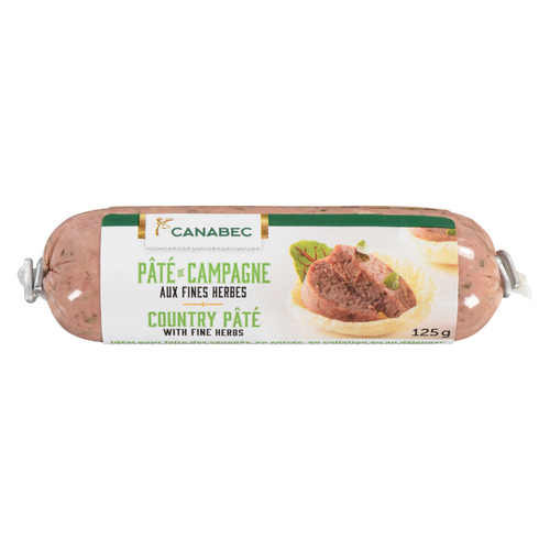 Canabec Pâté campagne aux fines herbes 125 g