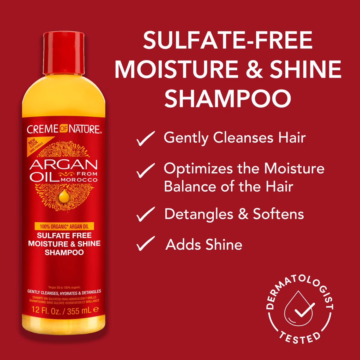 Shampooing hydratation et brillance sans sulfates