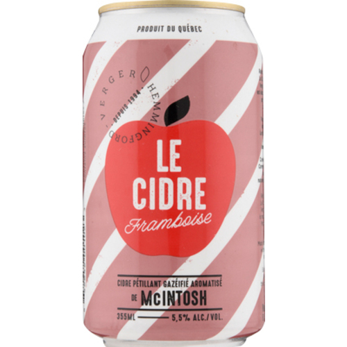 Verger Hemmingford Cidre pétillant gazéifié aromatisé 355 ml