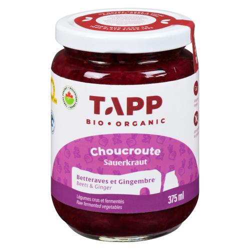 Les Produits Tapp Choucroute au betterave biologique 375 ml