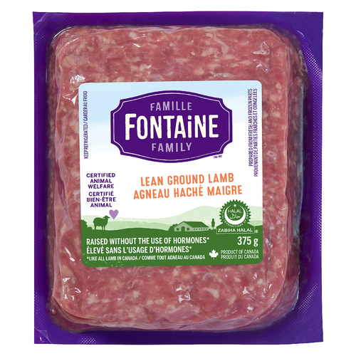Famille Fontaine Agneau haché 375 g