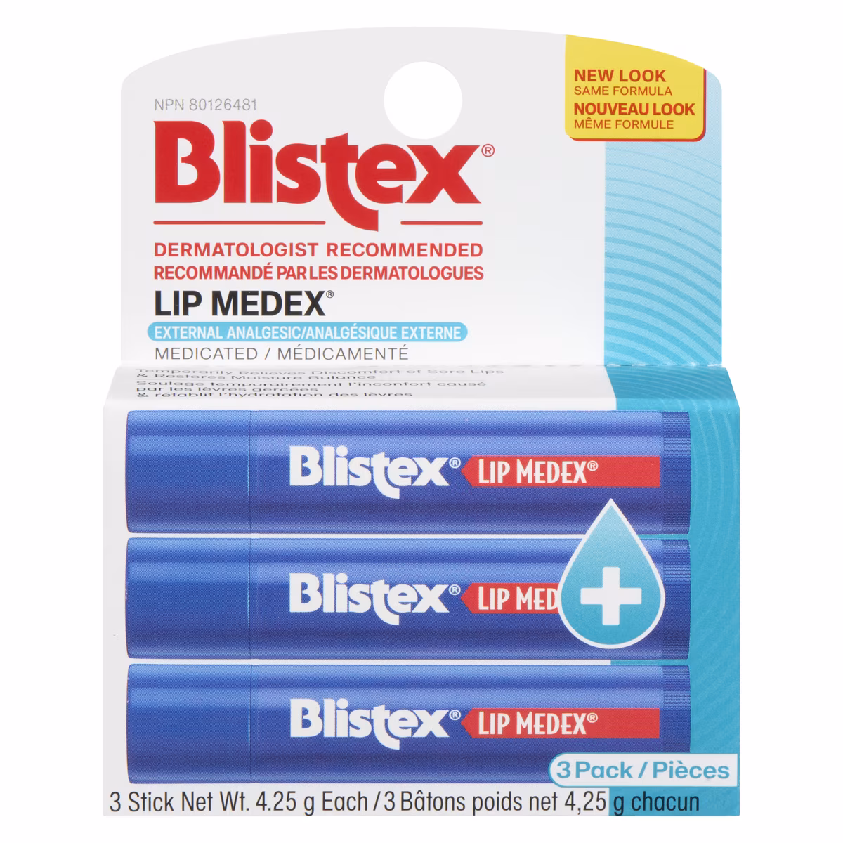 Lip Medex en bâton 3-PK