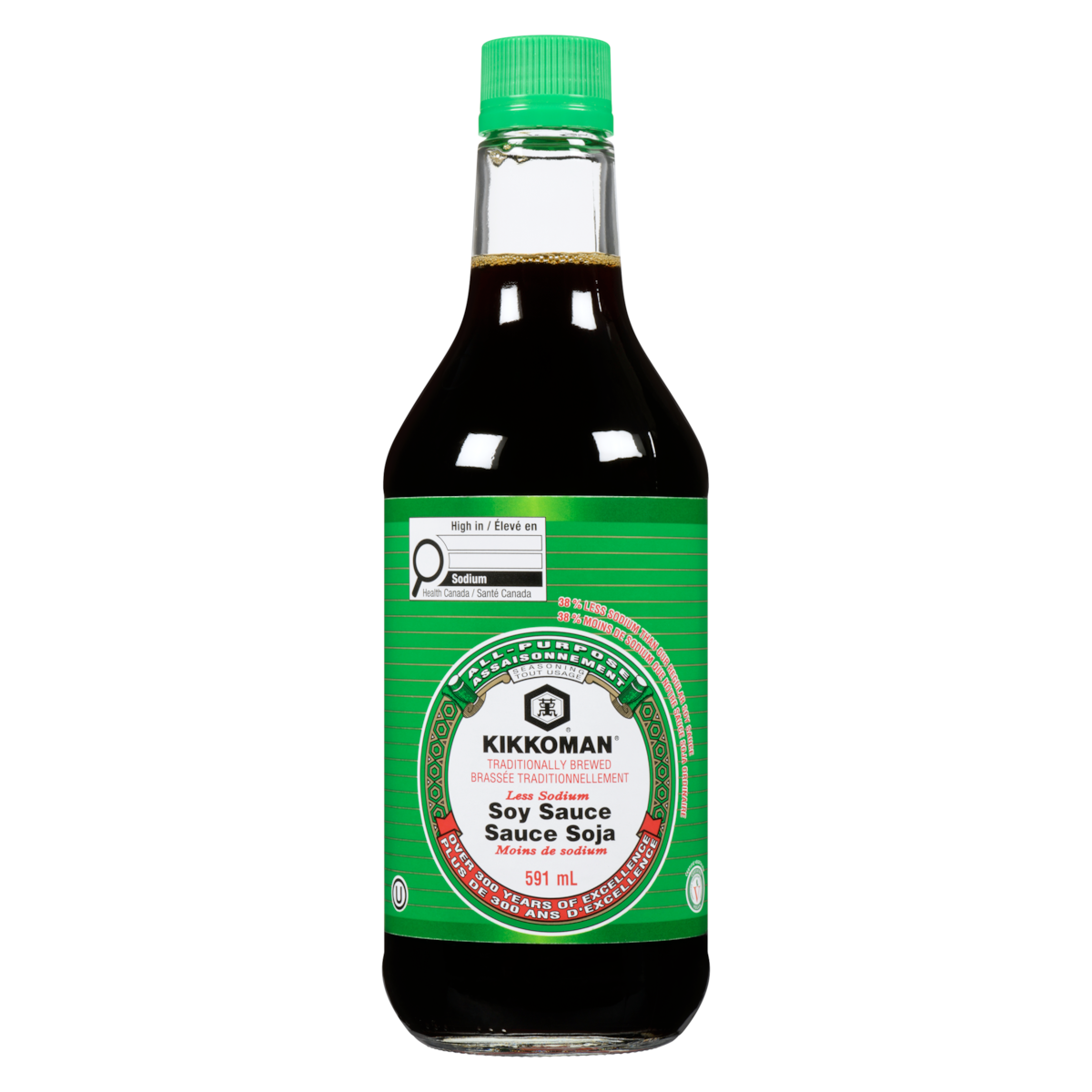 Sauce soja assaisonnement tout usage moins de sodium
