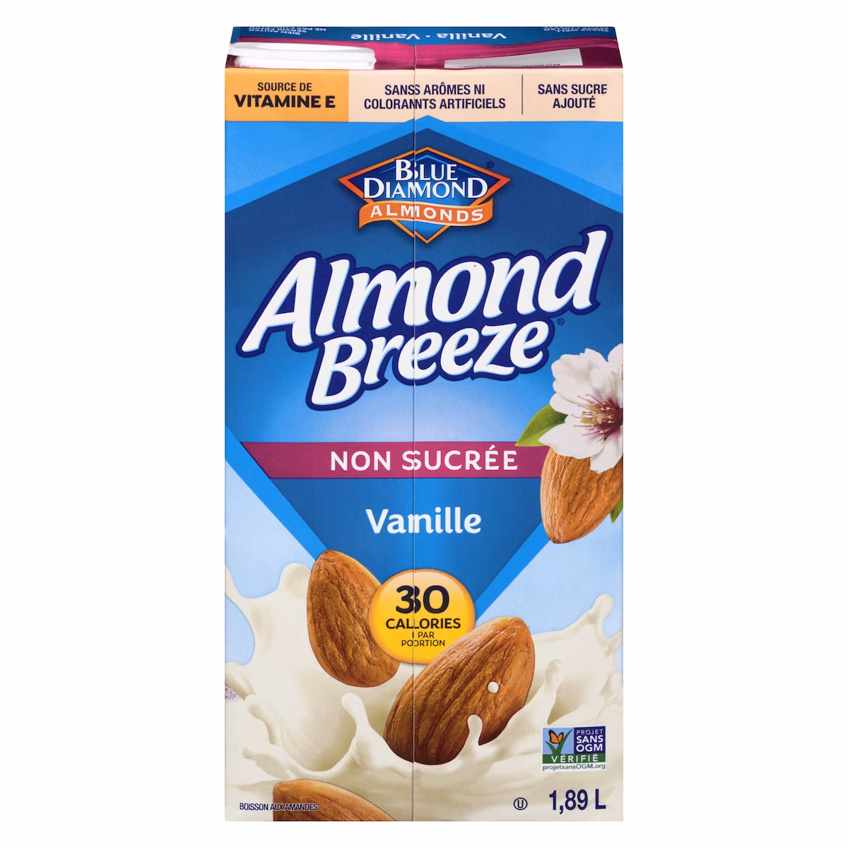 Boisson à la vanille non sucrée Almond Fresh