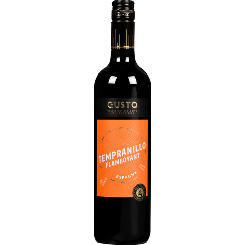 Gusto Vin rouge Espagne Tempranillo 750 ml