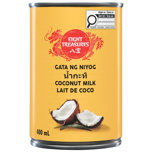Eight Treasures Lait de noix de coco en conserve 400 ml
