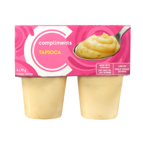 Compliments Pouding au tapioca 4 x 99 g