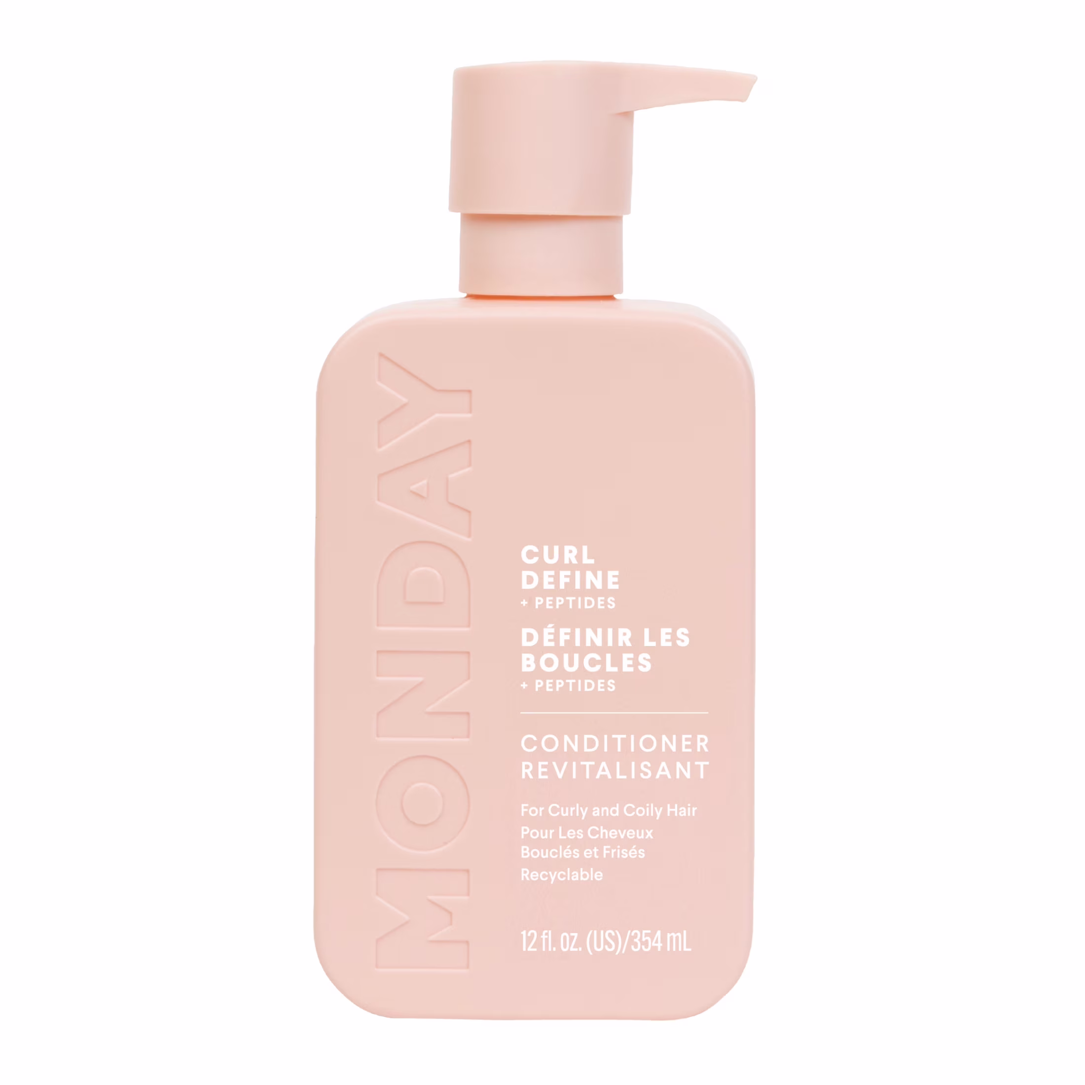 Monday haircare revitalisant définir les boucles avec peptides. huile de noix de coco & beurre de karité pour tous les types de boucles