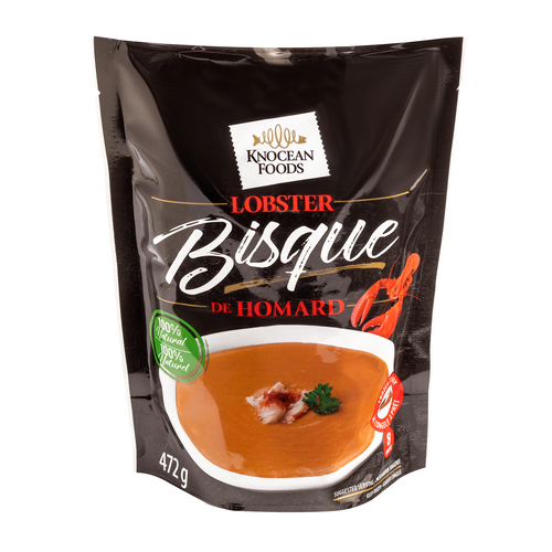 Knocean Foods Bisque de homard congelé 472 g