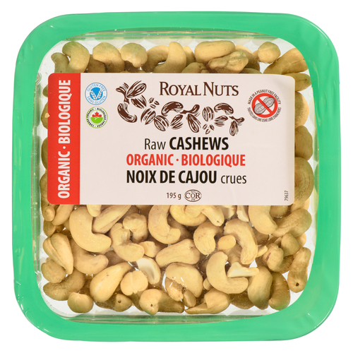 Royal Nuts Cajou cru non salé biologique 195 g