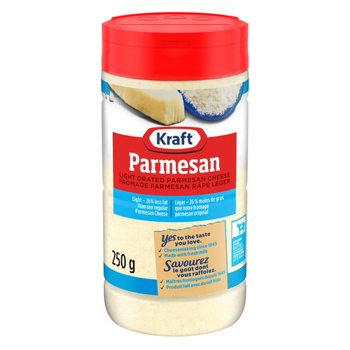 Fromage parmesan râpé léger