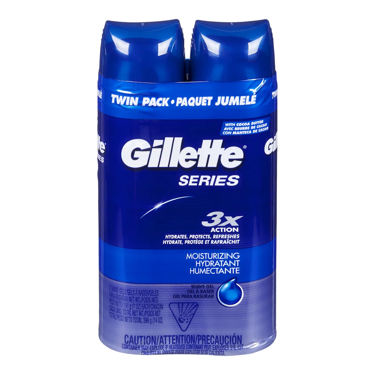 Series Gel à raser hydratant paquet jumelé
