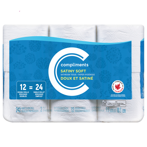 Compliments Papiers hygiènique Doux et Satiné 12 un