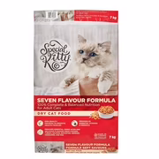 Nourriture sèche special kitty pour chats avec formule à sept saveurs 3.2 kg -