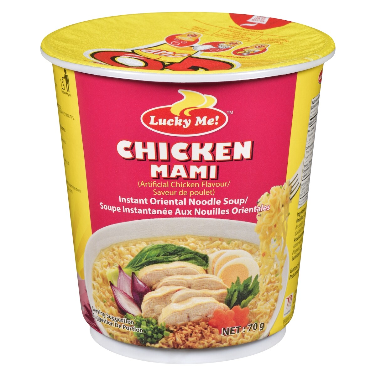Soupe au poulet Pinoy Lucky Me Supreme Bowl