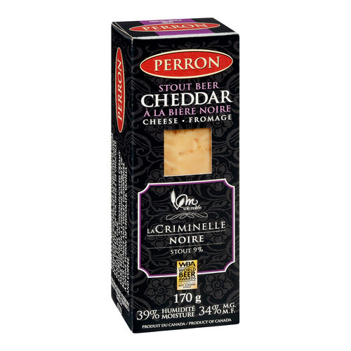 Perron Fromage cheddar à la bière 170 g